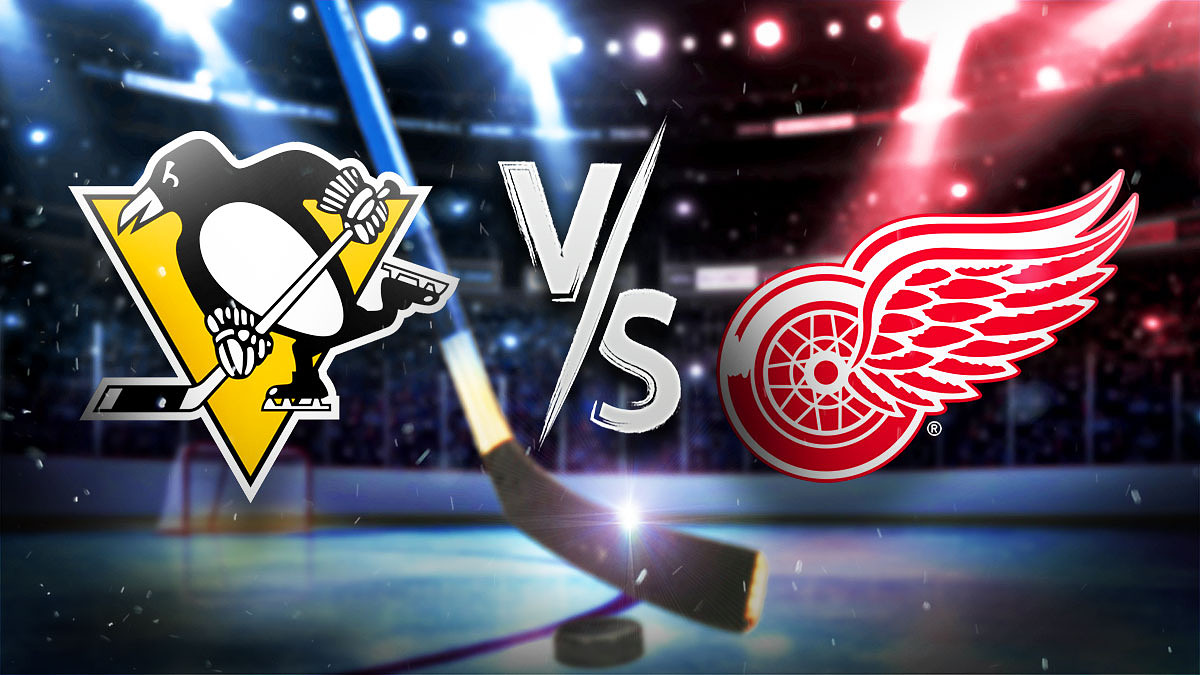 Penguins Red Wings predictions, odds, pick, NHL odds