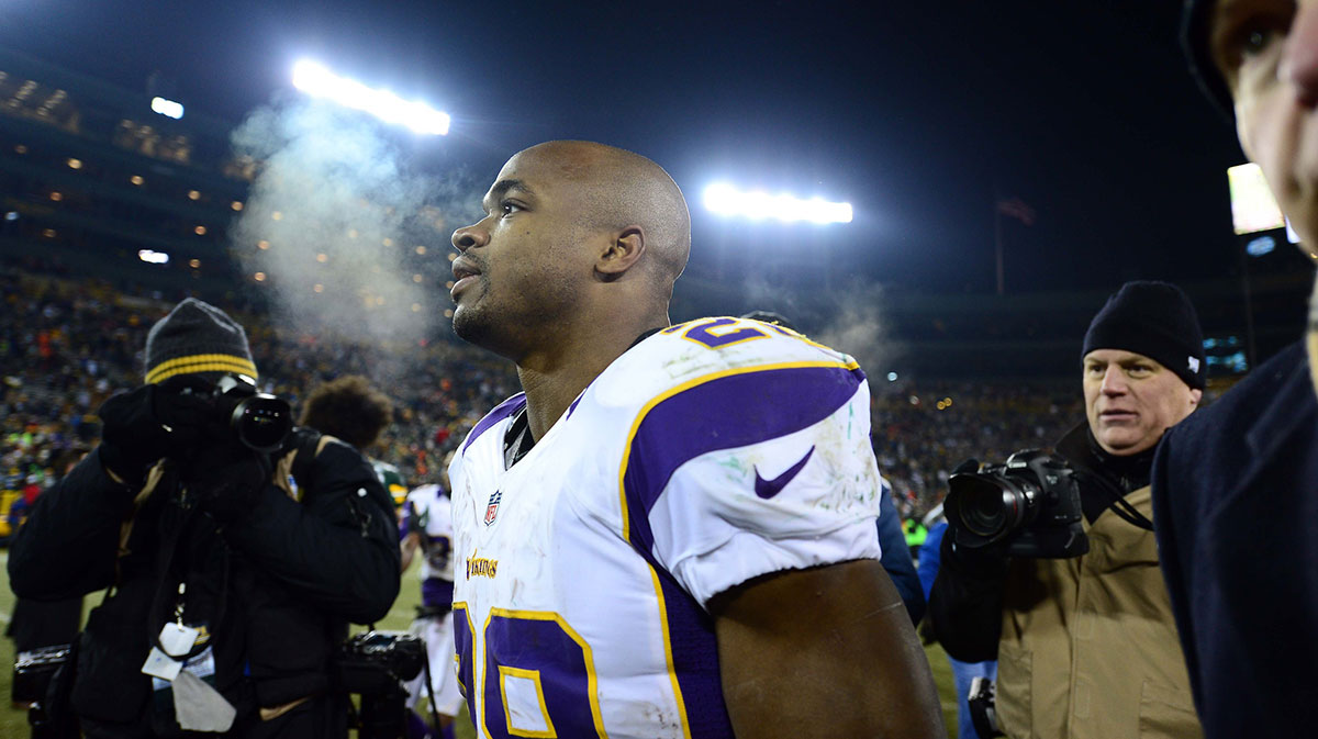 Adrian Peterson Vikings postseason