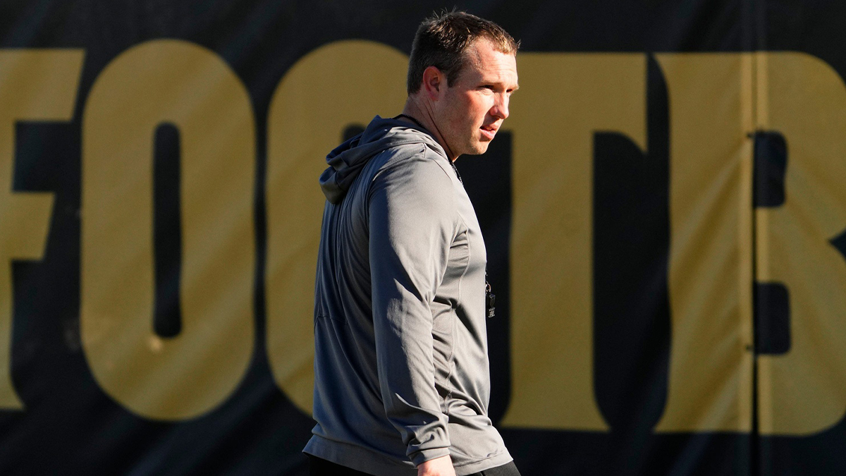 Arizona State head coach Kenny Dillingham during workouts at Kajikawa Practice fields in Tempe on Wednesday, Dec. 18, 2024.