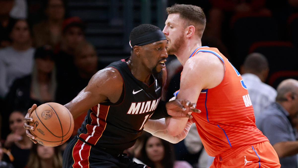 Heat's Bam Adebayo keeps it 100 on playing with seven stitches vs Thunder