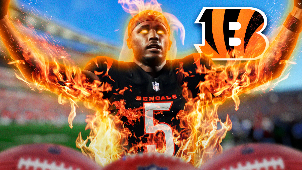 Bengals Tee Higgins engulfed in flames