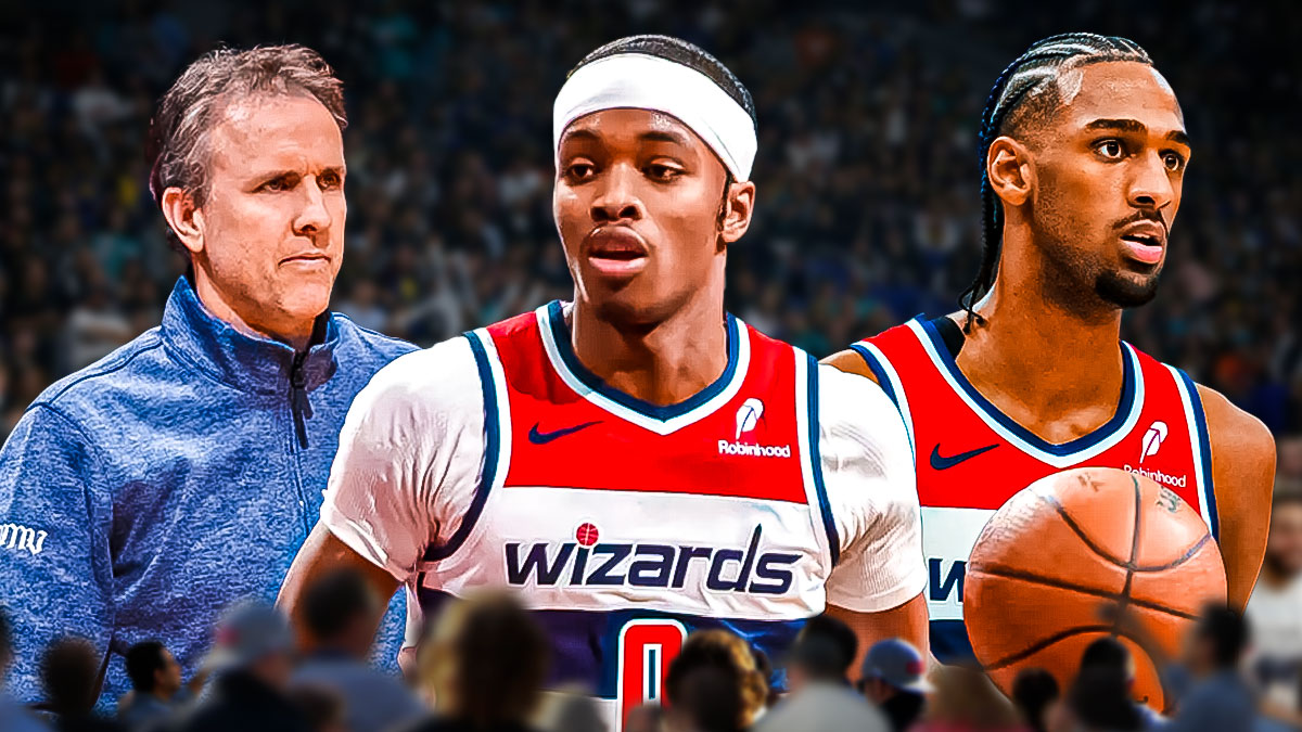 Wizards' Brian Keefe, Bilal Coulibaly, and Alex Sarr all frustrated
