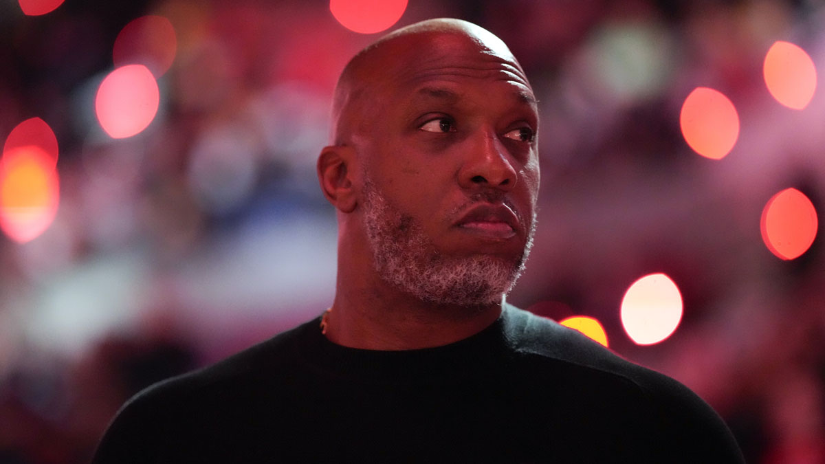 Portland Trail Blazers head coach Chauncey Billups looks on before the game against the Utah Jazz at Moda Center.