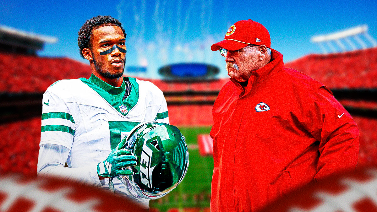 Jets Garrett Wilson and Chiefs Andy Reid
