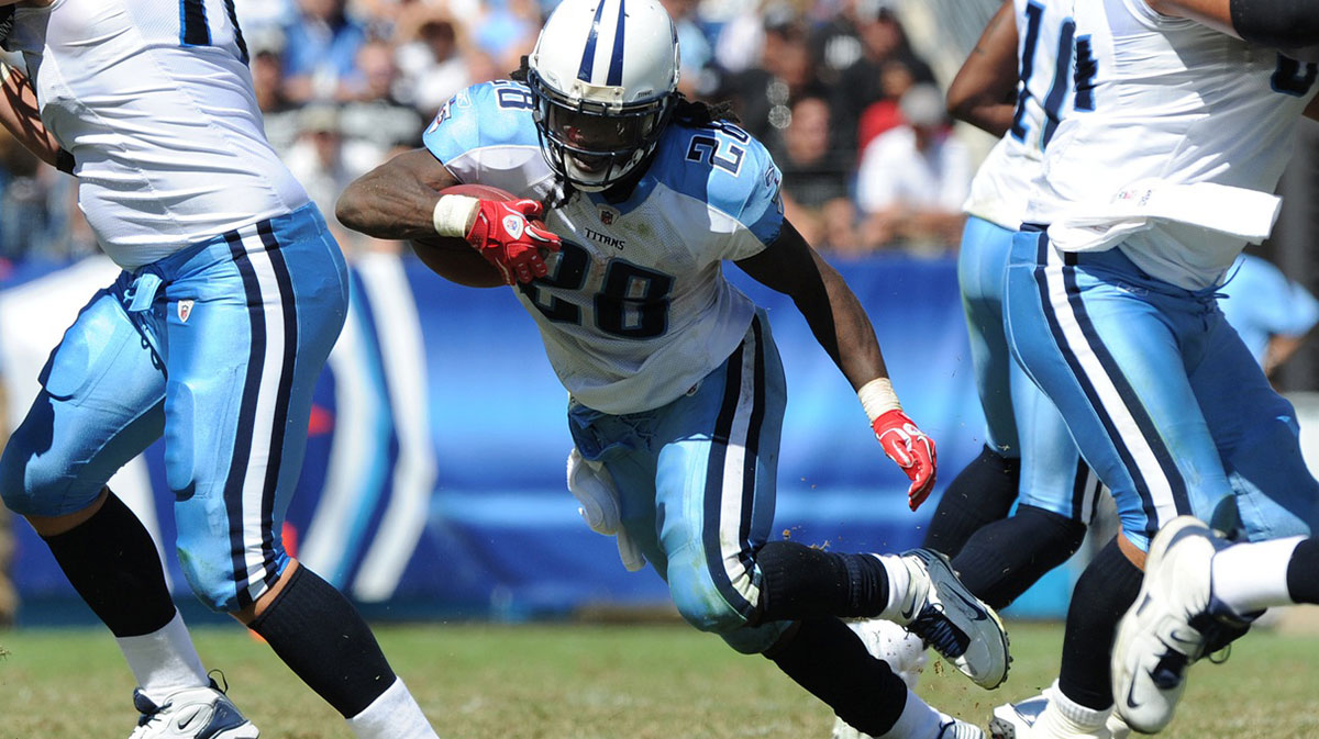 Chris Johnson Titans 2,000-yard NFL rushers