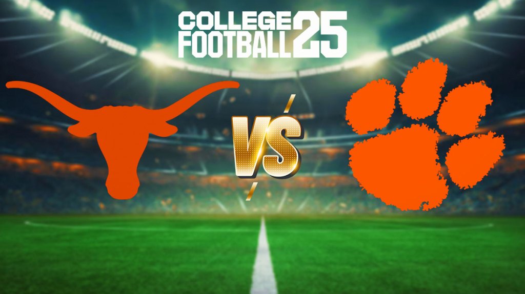 Clemson vs. Texas Results According to College Football 25