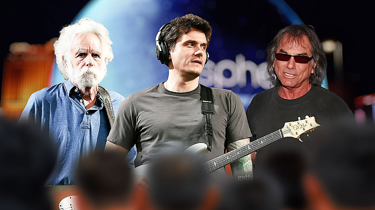 Bob Weir, John Mayer, and Mickey Hart of Dead & Company, who will return to the Sphere in 2025, with Las Vegas venue behind them.