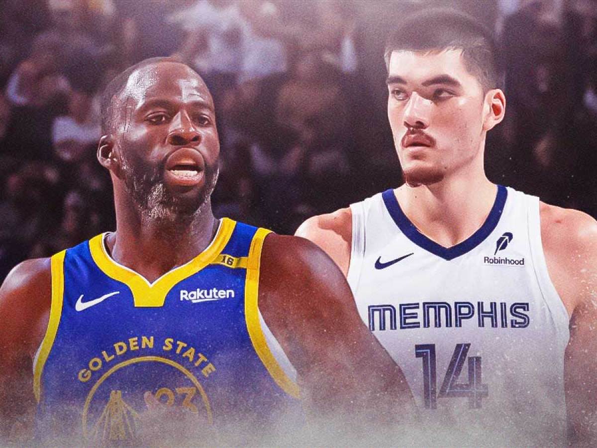 Draymond Green, Zach Edey get into it after huge Ja Morant block