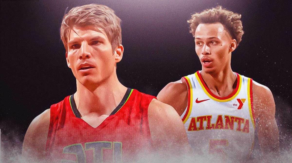 Dyson Daniels, and Kyle Korver in a Hawks jersey.