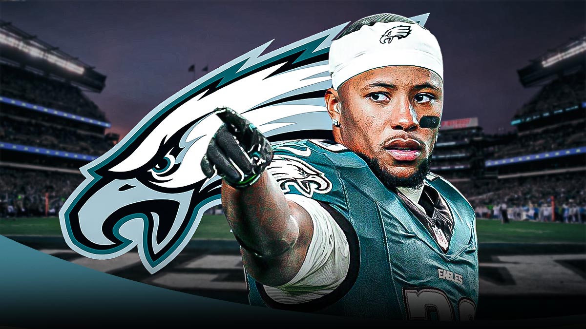 Eagles star Saquon Barkley leaves against the Steelers with an injury.