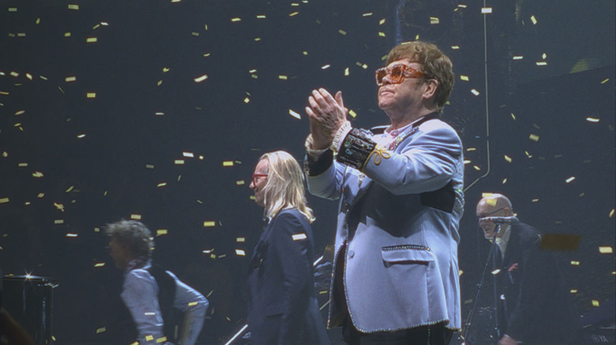 Elton John on his Farewell Yellow Brick Road Tour.