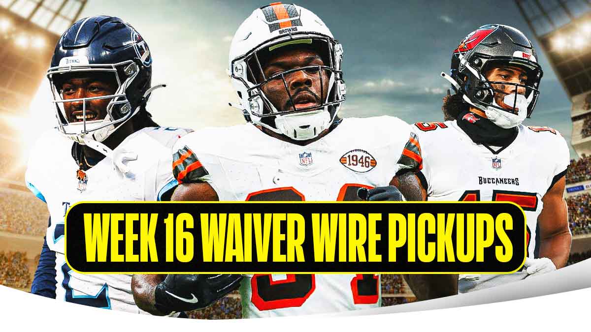 Week 16 waiver wire pickups, fantasy football