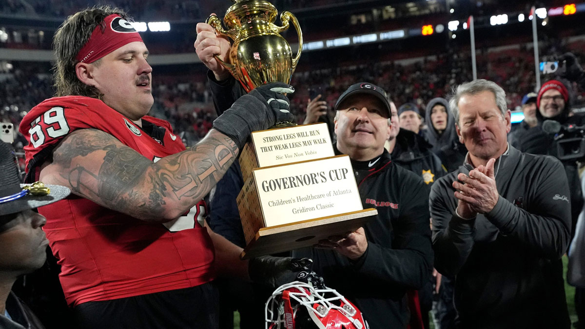 Georgia SEC Championship Kirby Smart before College Football Playoff