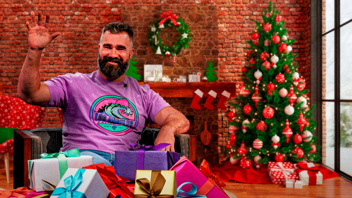 Jason Kelce holiday party