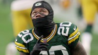 Green Bay Packers safety Javon Bullard (20) is shown before their game against the San Francisco 49ers Sunday, November 24, 2024 at Lambeau Field in Green Bay, Wisconsin.