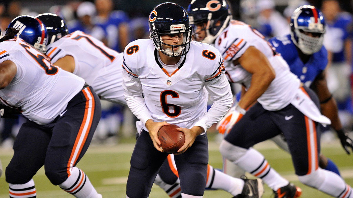Jay Cutler handoff Bears