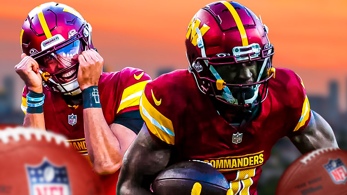 Jayden Daniels and Olamide Zaccheaus played a huge role in the Commanders victory
