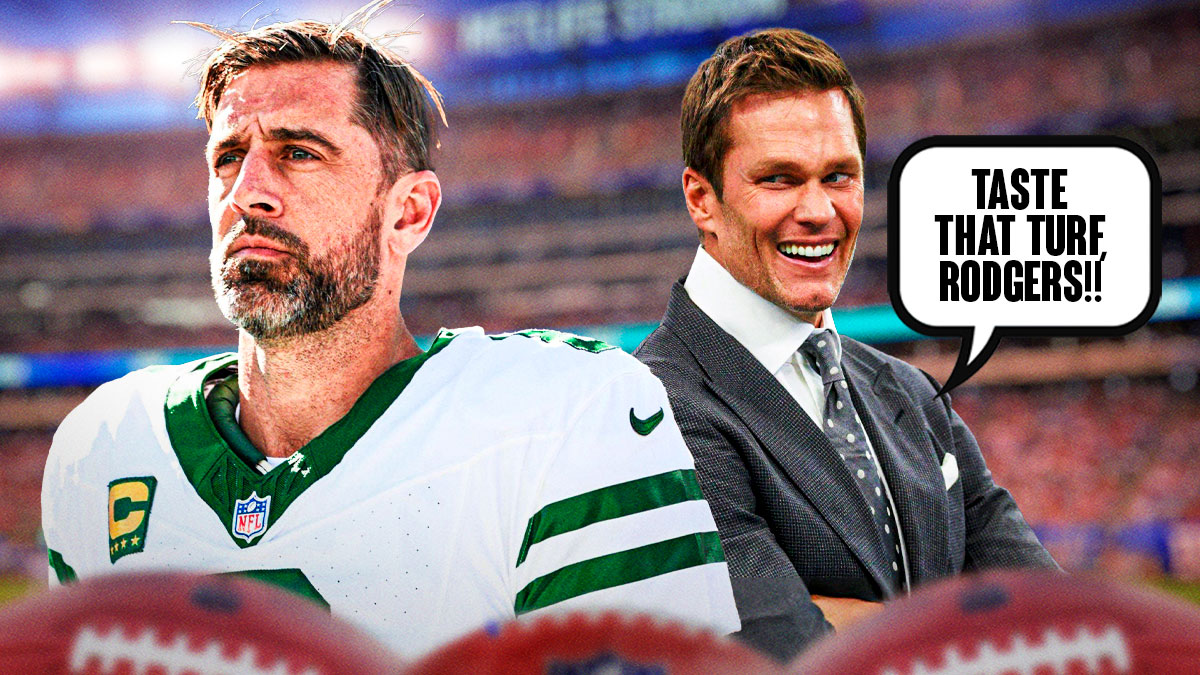 Jets' Aaron Rodgers breaks Tom Brady's unfortunate NFL record