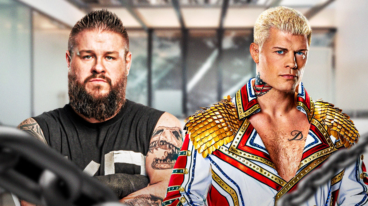 WWE stars Kevin Owens and Cody Rhodes.