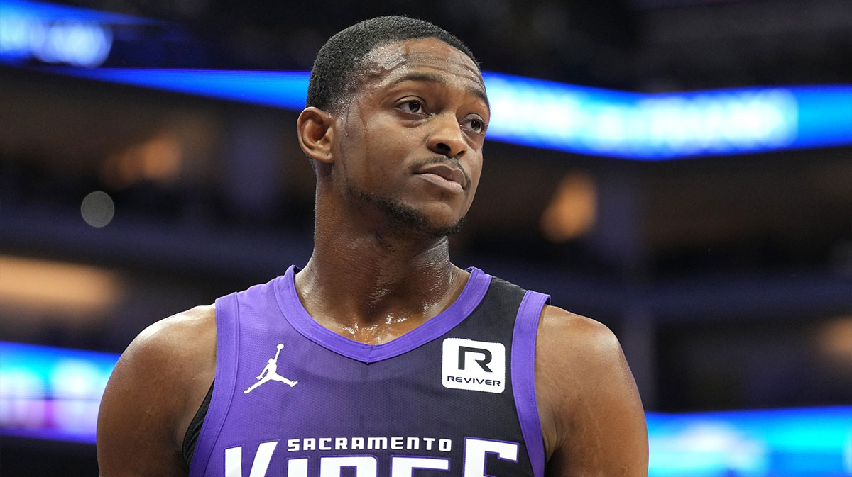 Sacramento Kings guard De'Aaron Fox (5) during the second quarter against the Utah Jazz at Golden 1 Center.