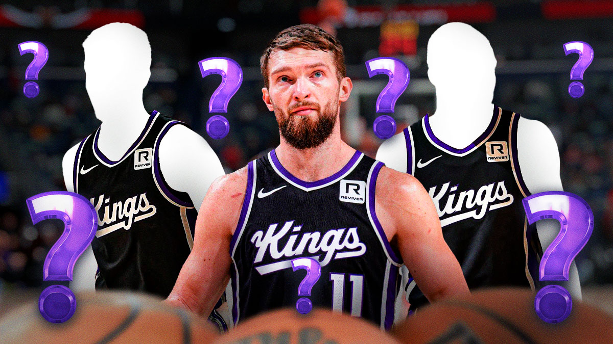 Kings' Domantas Sabonis with question marks and two other players