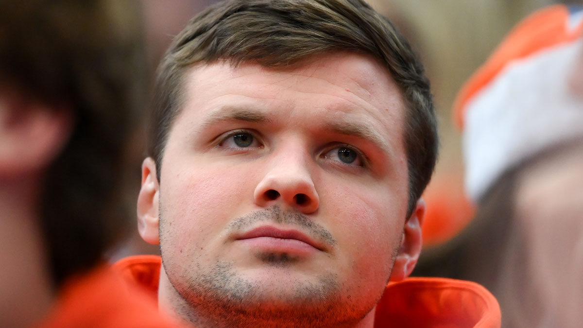 Syracuse Orange quarterback Kyle McCord looks on during the game between the Georgetown Hoyas and the Syracuse Orange at the JMA Wireless Dome.