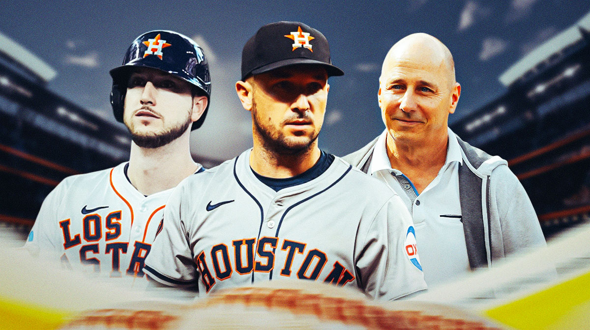 Kyle Tucker, Alex Bregman, Brian Cashman.