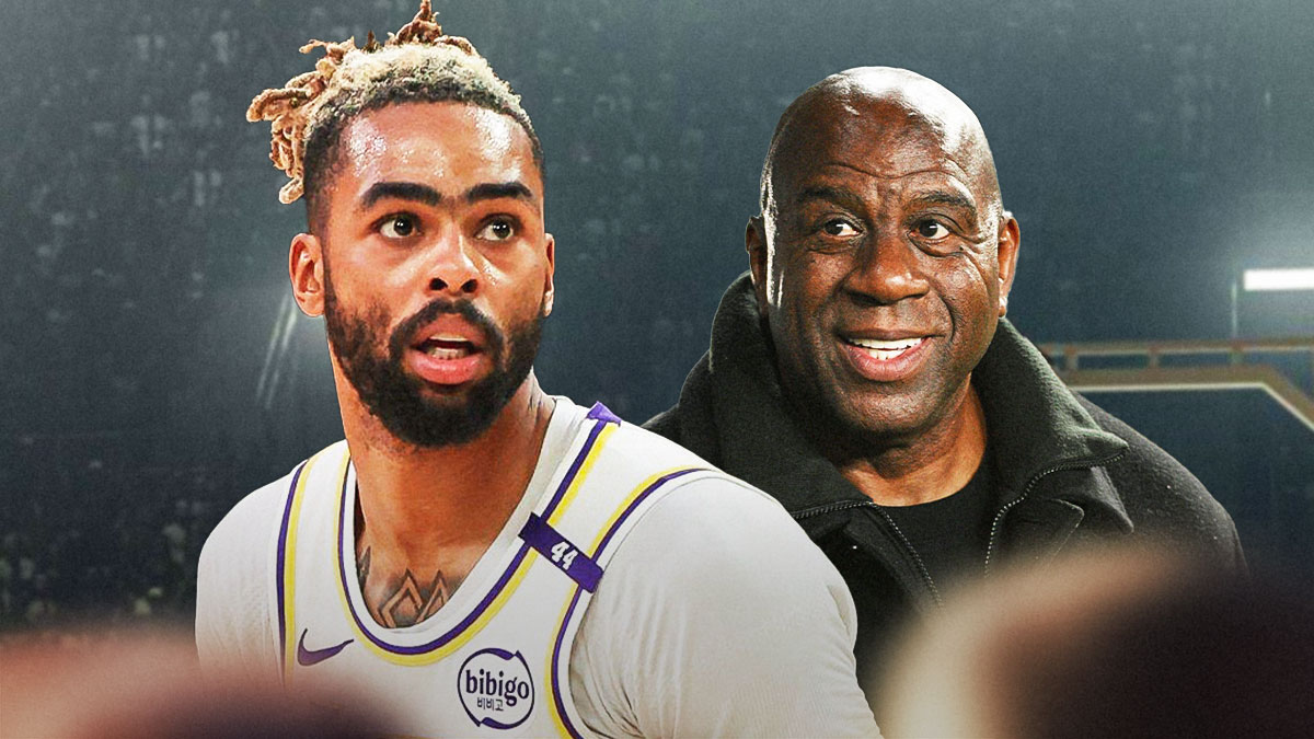 Magic Johnson wants everybody to know he tried a smoothie honoring D'Angelo Russell