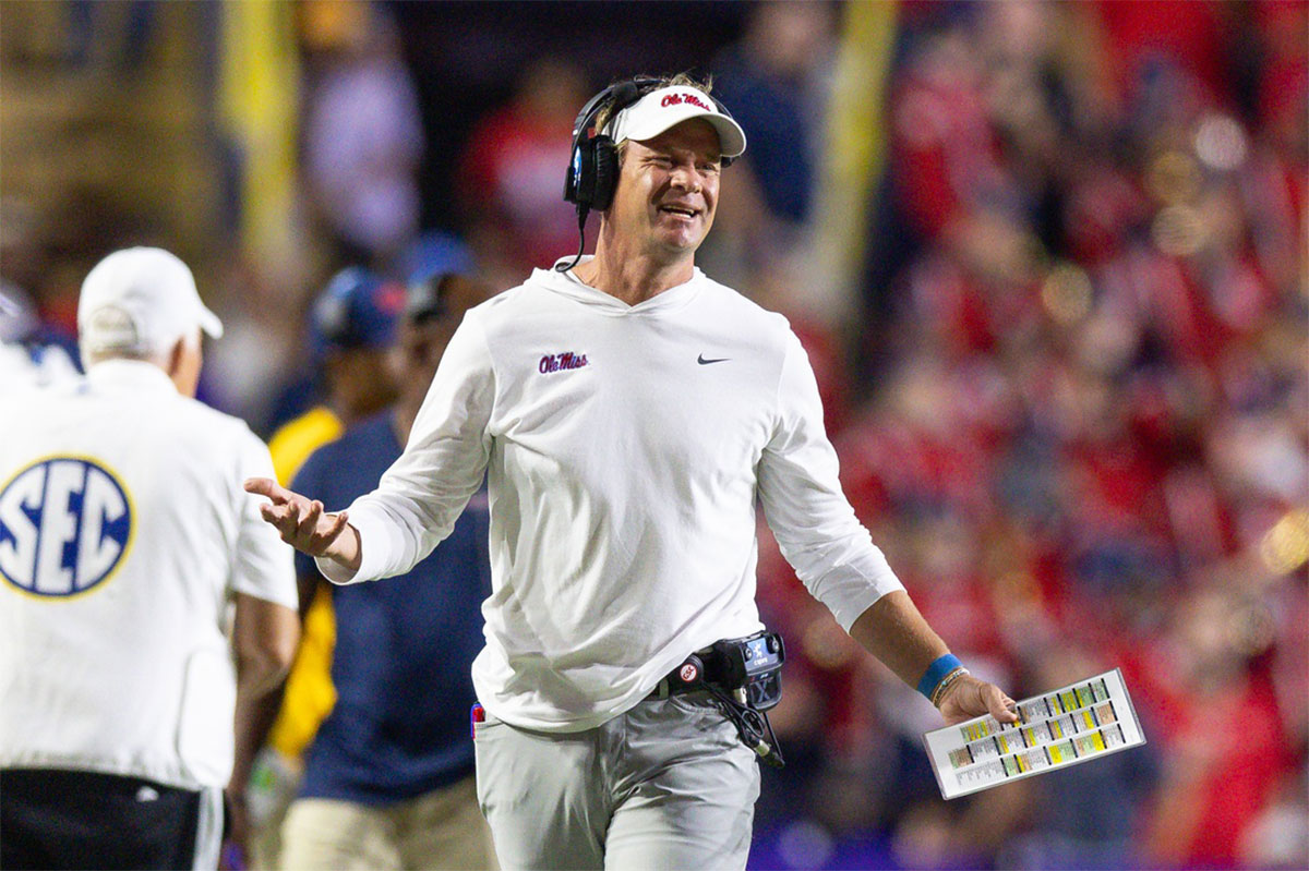 Ole Miss football coach Lane Kiffin goes scorched earth on CFP rankings