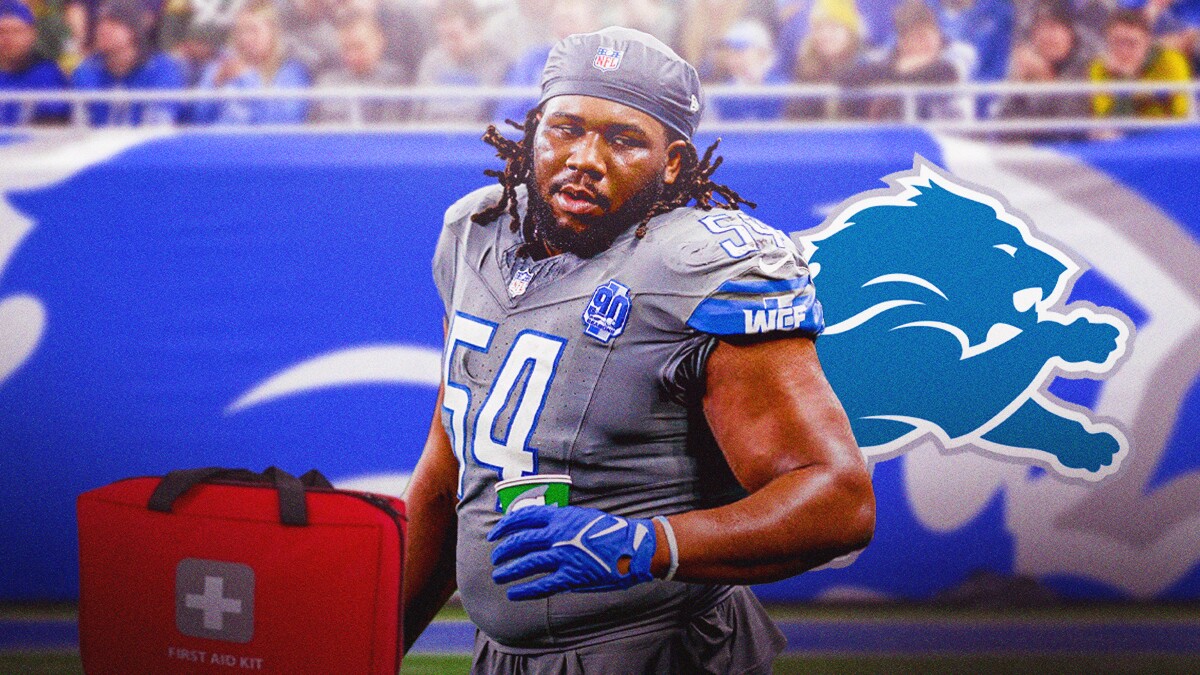Lions star Alim McNeill suffered a knee injury against the Bills.