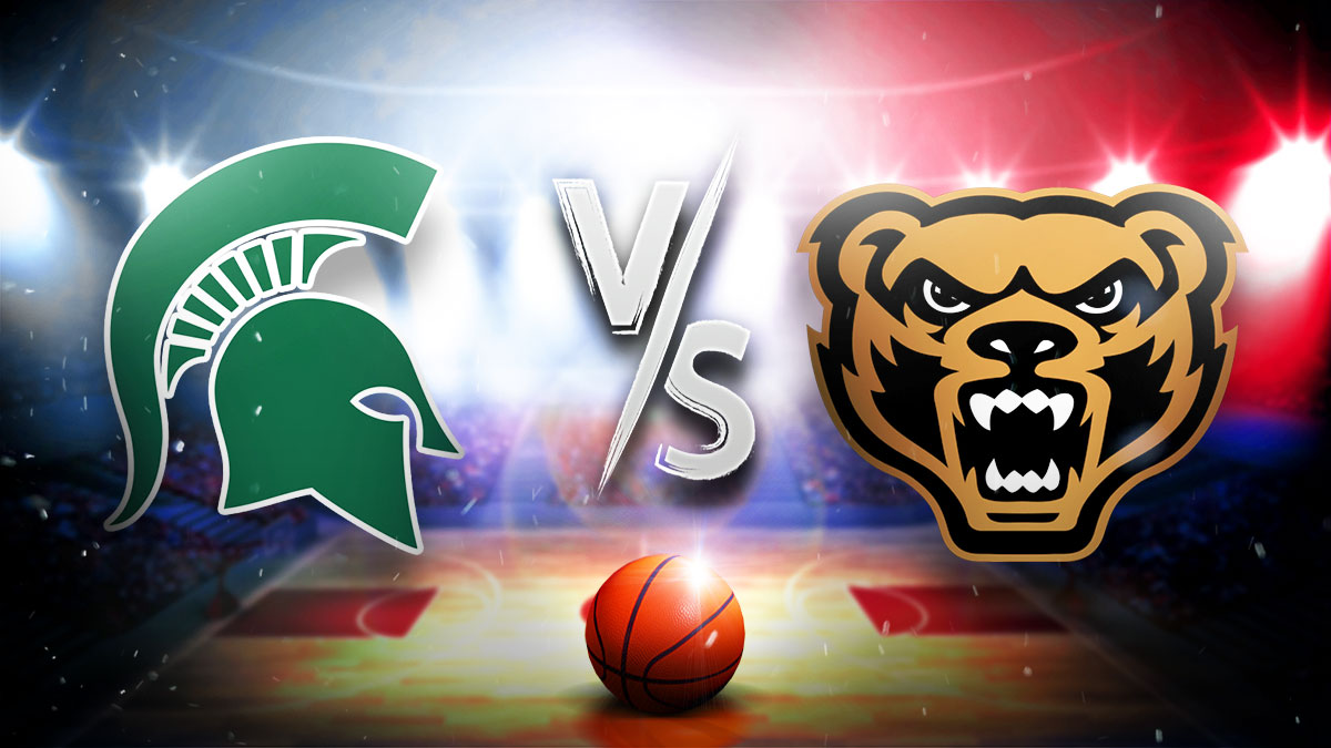 Michigan State Oakland prediction, College Basketball odds