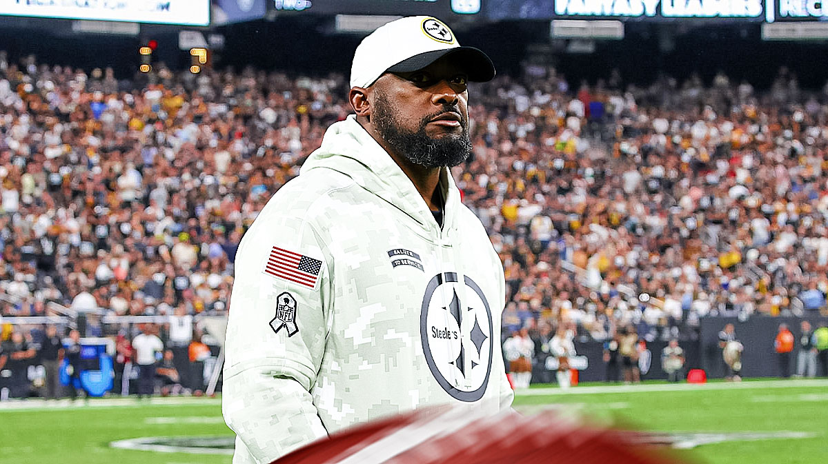 Steelers' Mike Tomlin with stoic expression