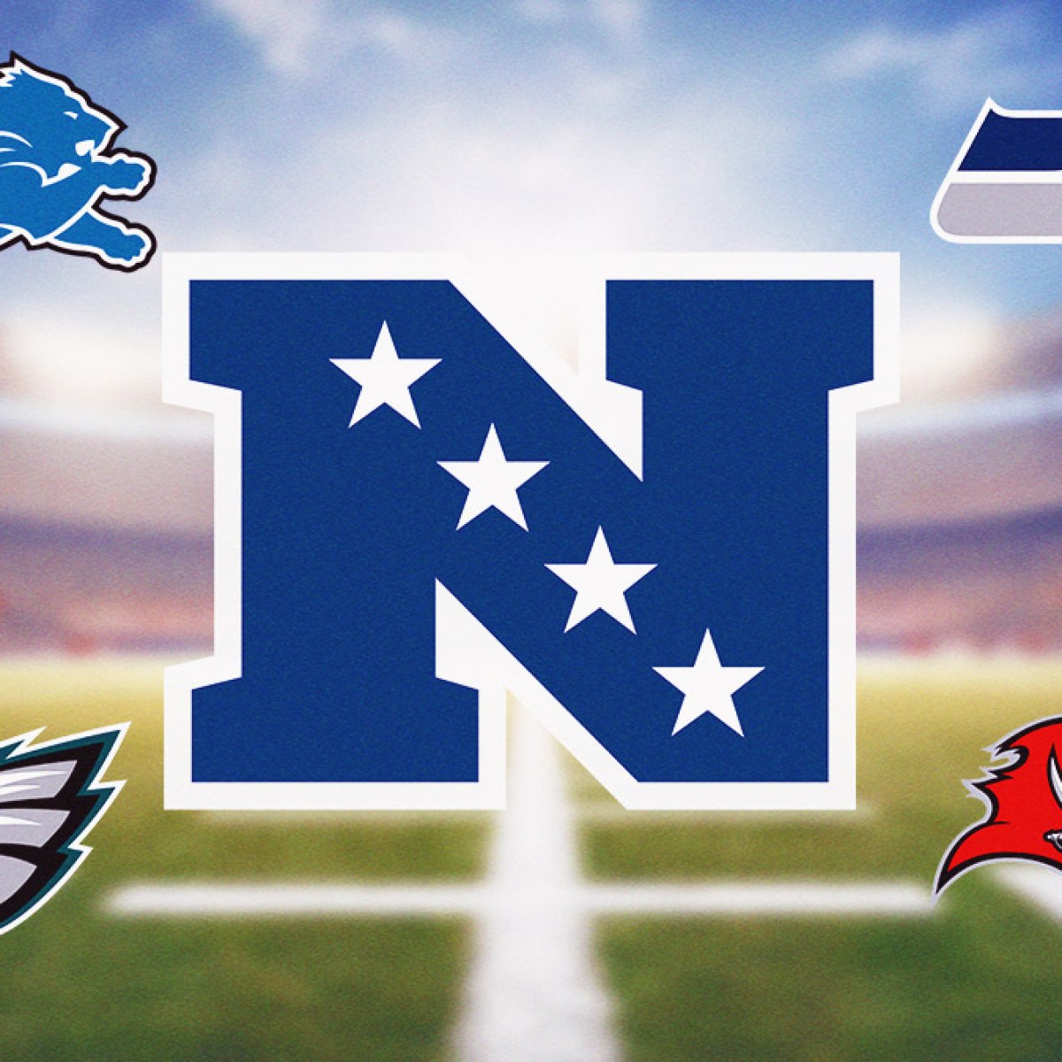 NFC playoff picture after Buccaneers take control of NFC South from Falcons  in Week 14, image size:1200x1200