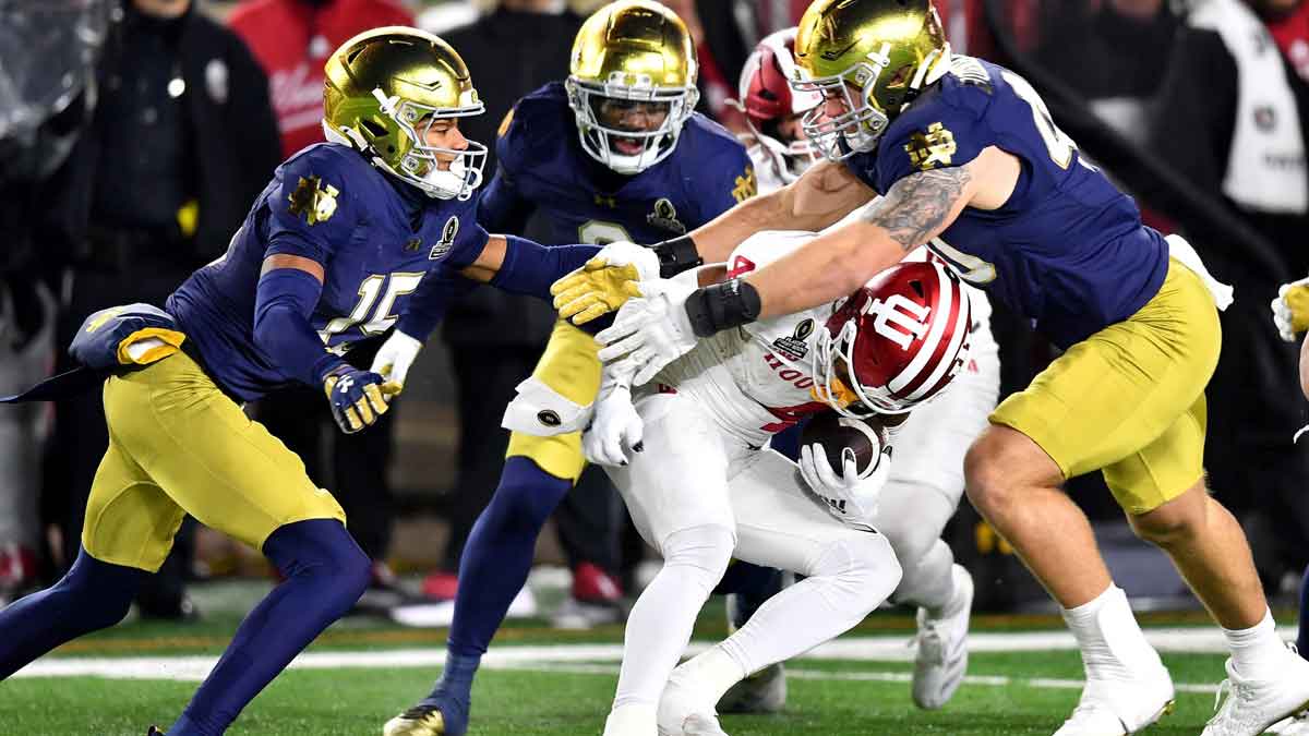 Notre Dame football's Riley Leonard makes school history in CFP debut