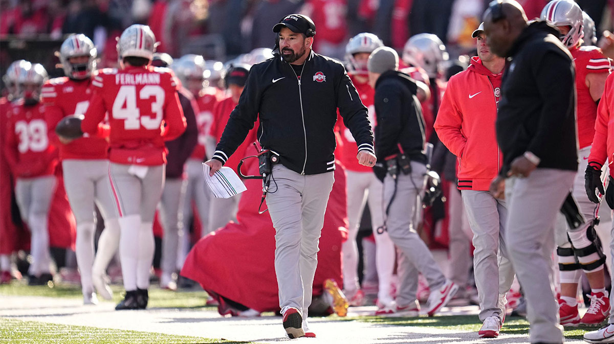 Ohio State head coach Ryan Day