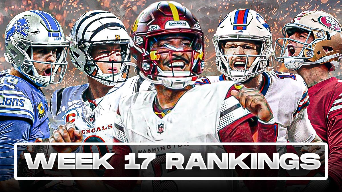 Fantasy Football Quarterback Rankings Week 17 2024