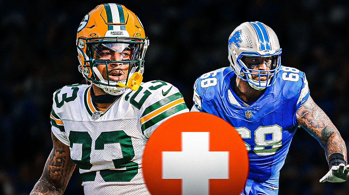 Packers, Lions rule out 4 players for Thursday Night Football