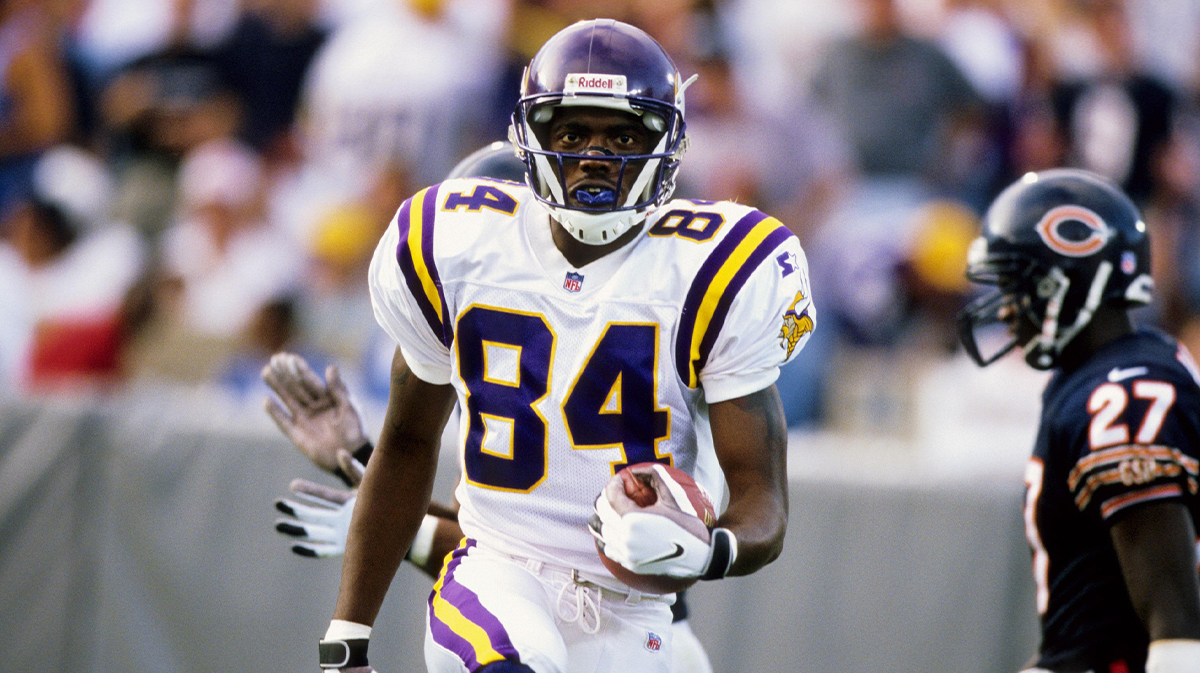 27. September 1998; Chicago, IL, USA; Photo photo; Minnesota Viking receiver Randi Moss (84) in action against Chicago Bears on the military field. Mandatory Credit: ImageN images