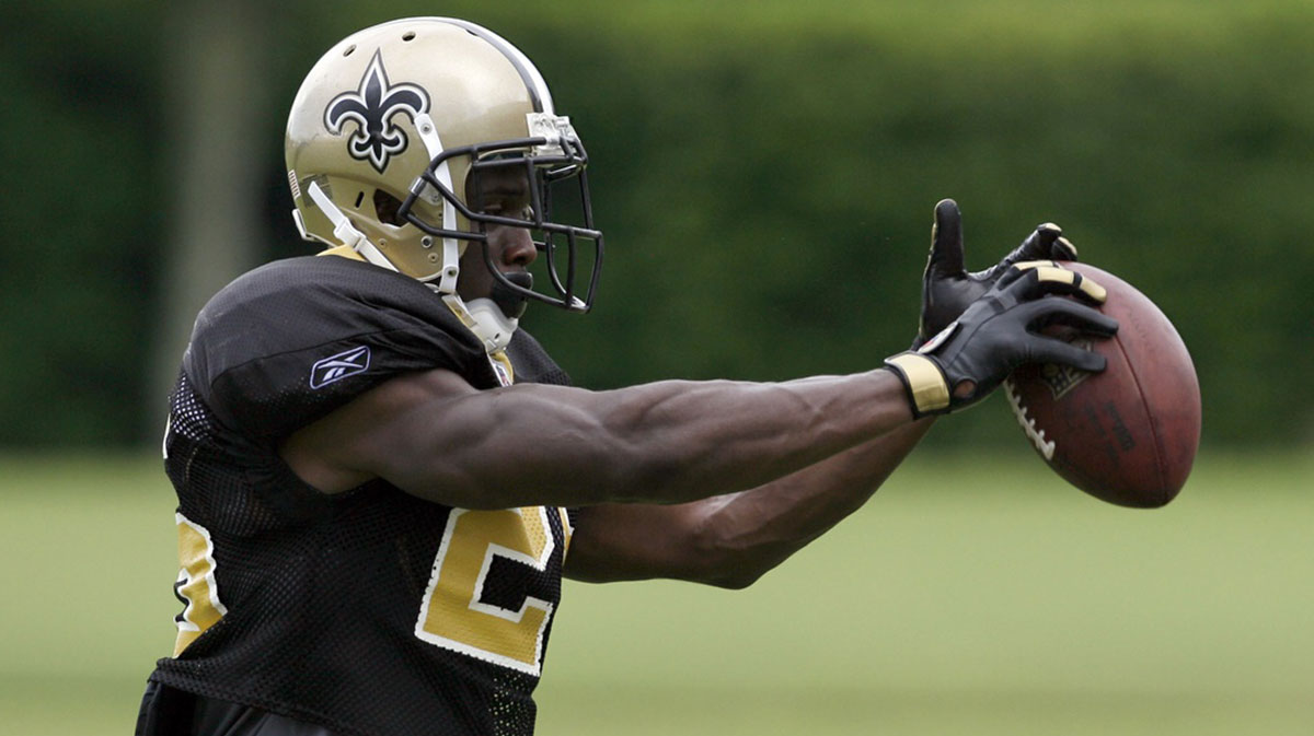 Reggie Bush Saints practice