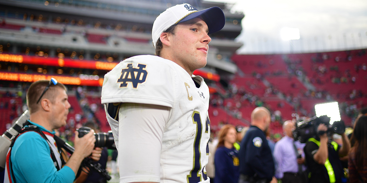 Riley Leonard reveals Marcus Freeman's unforgettable message after Notre  Dame loss to NIU