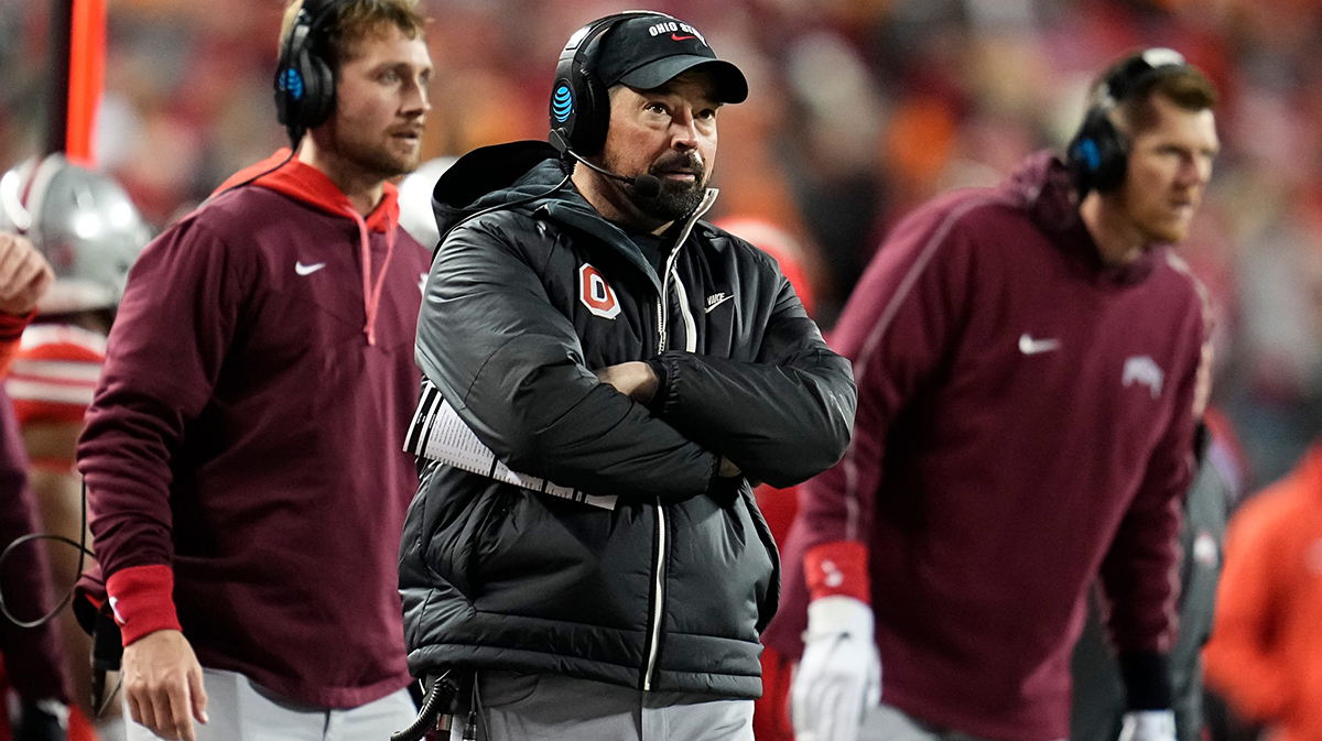 Ryan Day coaching Ohio State