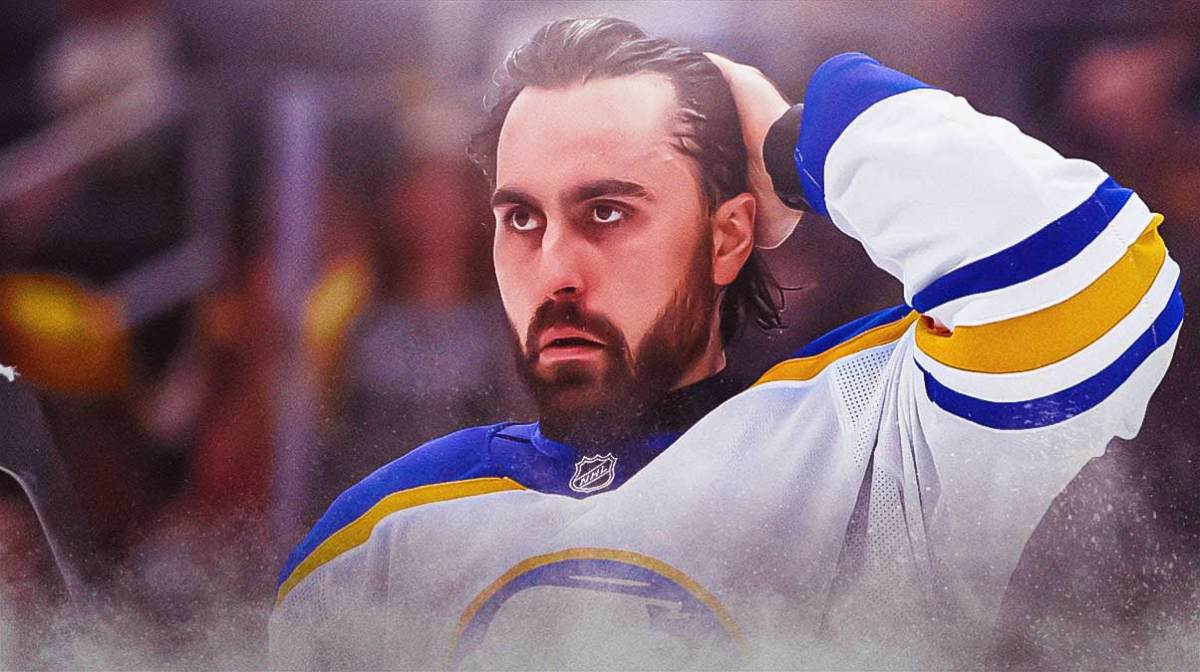 Sabres forward Alex Tuch scored his first hat trick on home ice.