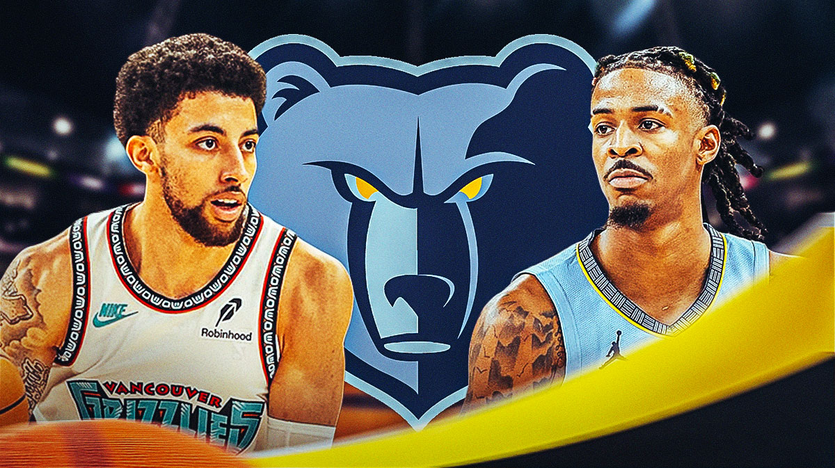 Scotty Pippen Jr., Ja Morant, Grizzlies logo