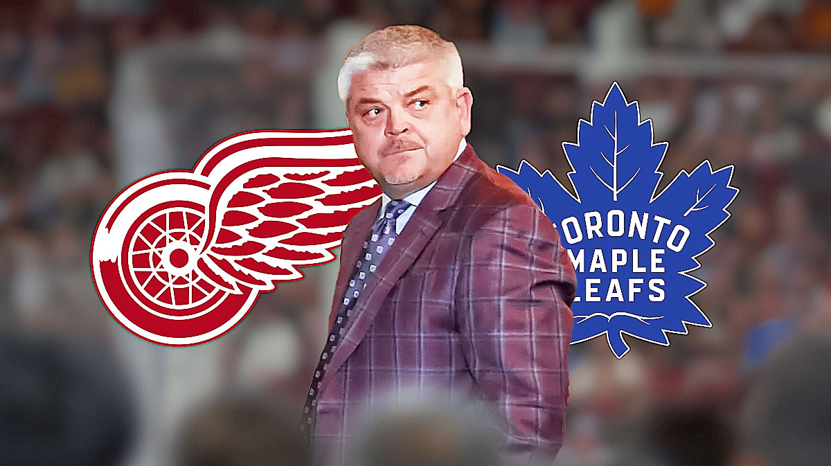 Todd McLellan lost his Red Wings debut to the Maple Leafs.