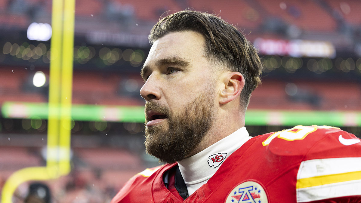 Travis Kelce after Chiefs win vs. Browns on December 15, 2024.