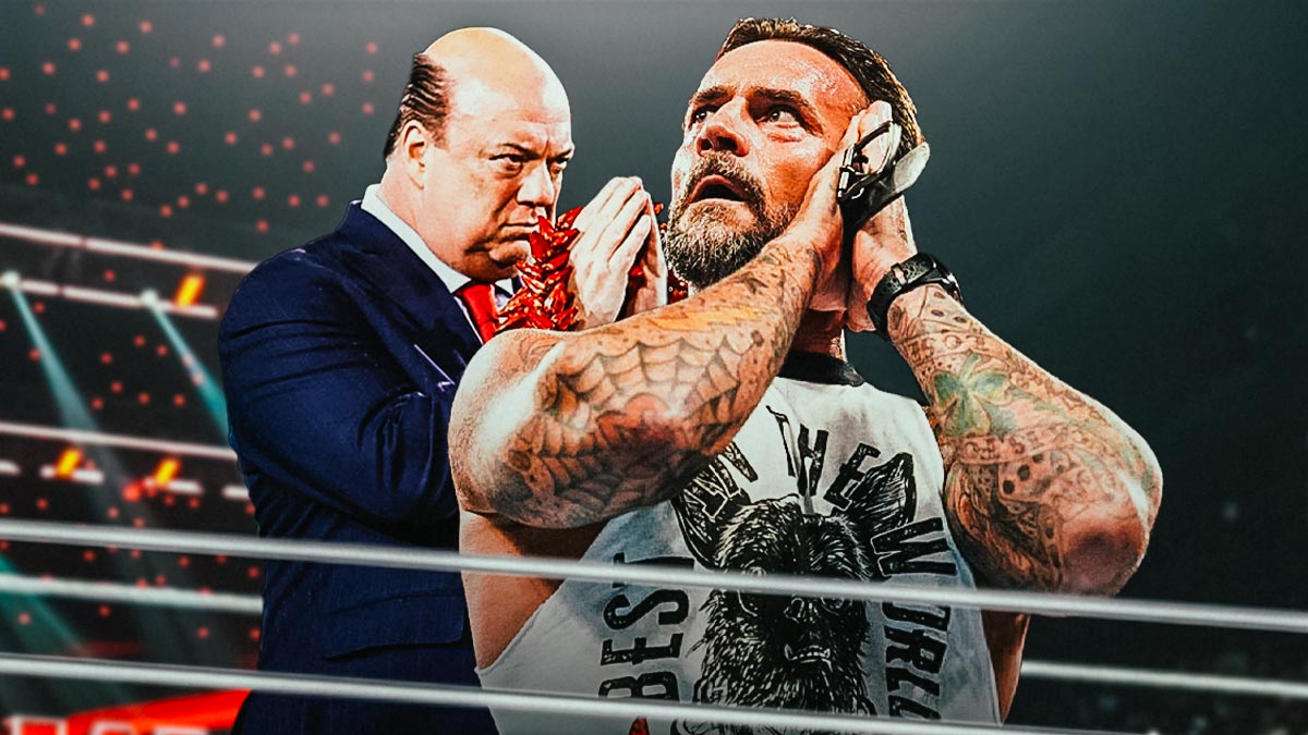 WWE Paul Heyman and CM Punk.