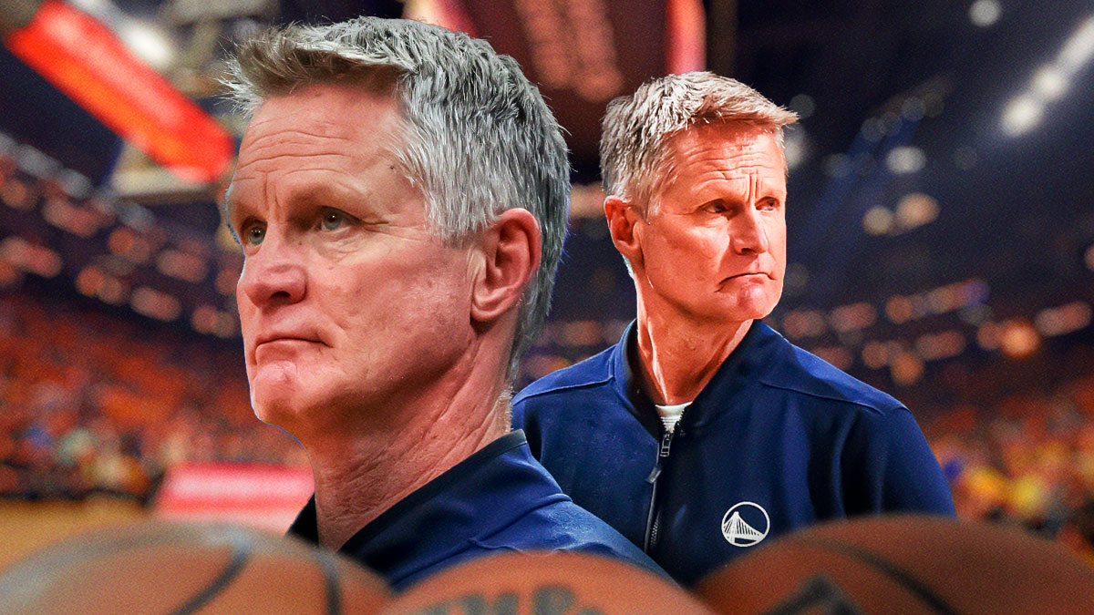 Warriors' Steve Kerr with stoic expression