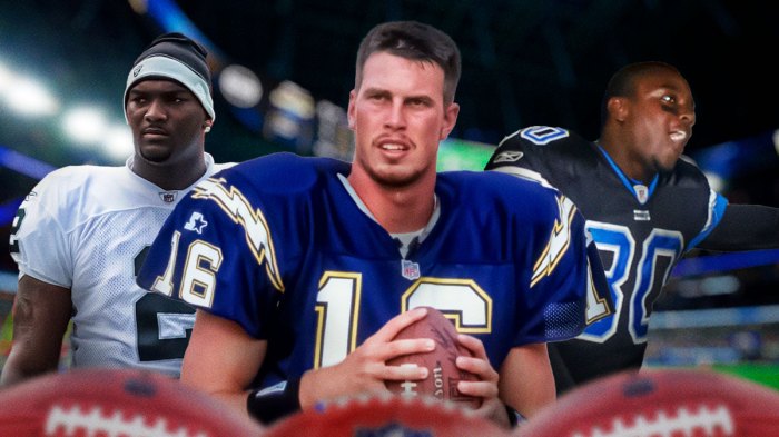 Ryan Leaf, JaMarcus Russell, Charles Rogers all together.