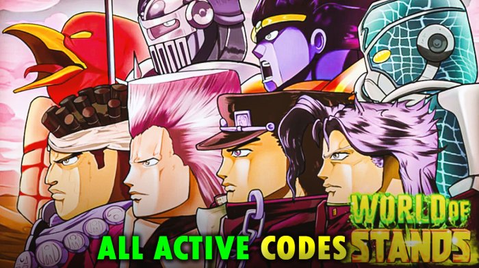 World of Stands Codes - All Active Codes