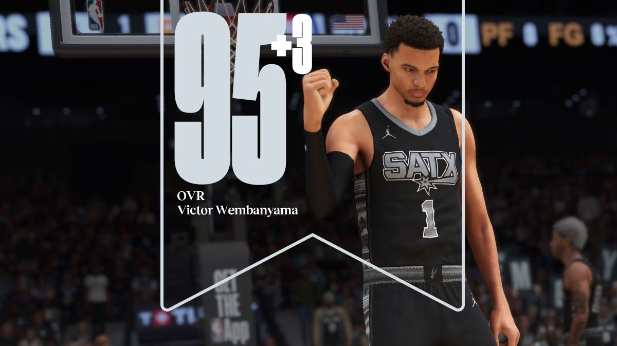 Victor Wembanyama rises to 95 overall